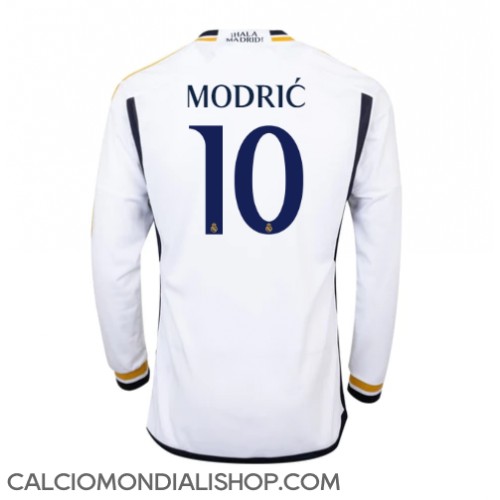 Maglie da calcio Real Madrid Luka Modric #10 Prima Maglia 2023-24 Manica Lunga